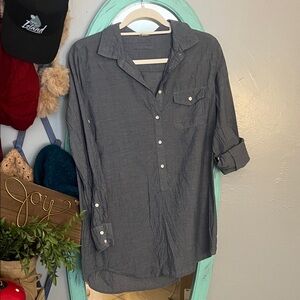 J. Crew Denim Colored Casual Button-Down Shirt